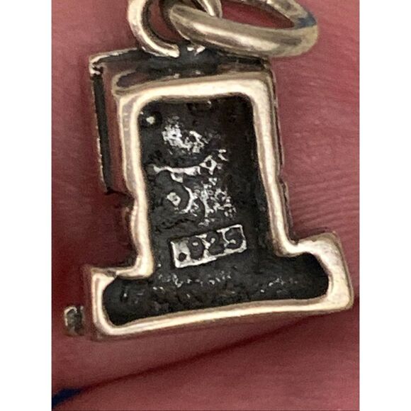 .925 Desktop Computer Sterling Silver Jewelry Charm #occupation #technology - Picture 4 of 4